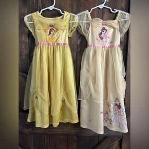 Princess Belle Nightgown Lot 3T